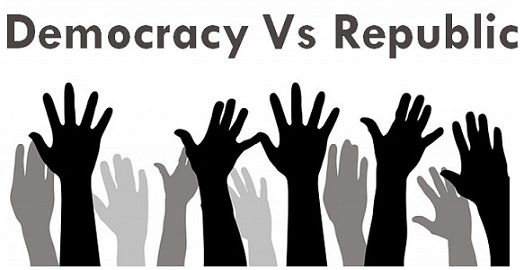 the difference between a democracy and a republic