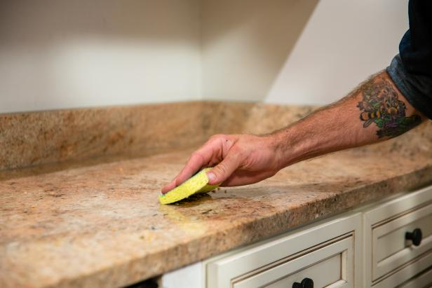 how to disinfect countertops