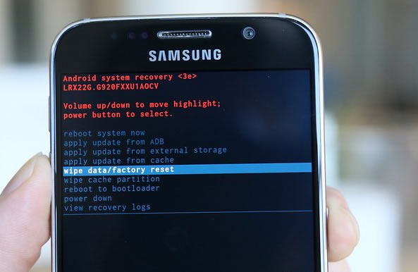 how to wipe data from an android device