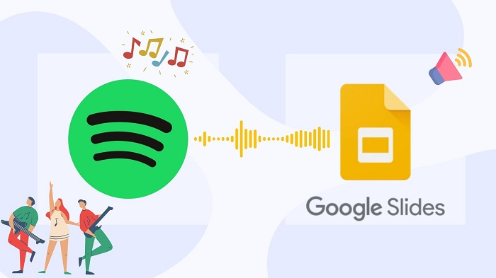 How to add audio to a Google Slide show from Google Drive or Spotify