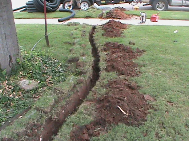 How to make a trench in your garden