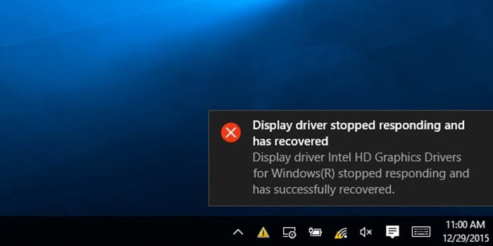 How to fix Display Driver Stopped Responding and Has Recovered Windows 10 Error