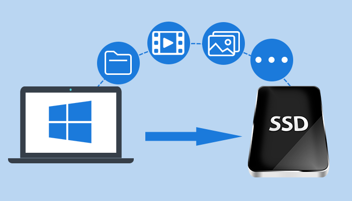 How to Move Partition Data to SSD from HDD on windows 10 with a third party tool