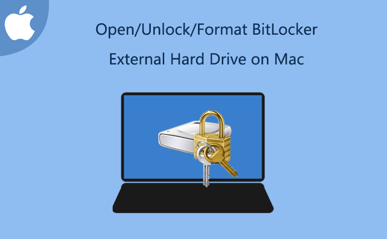 how to Unlock a BitLocker Encrypted Drive on Mac