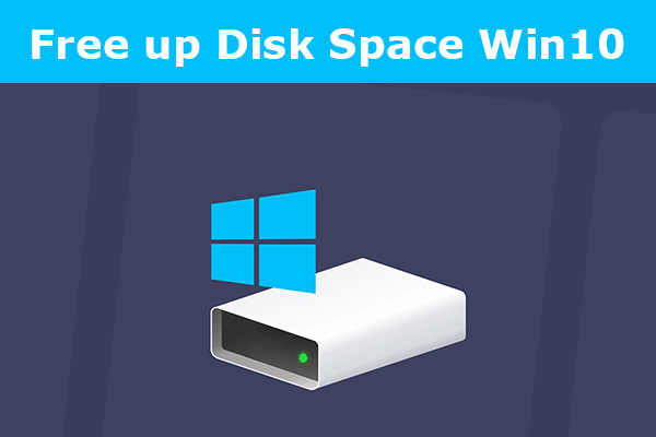 how to free up disk space in Windows 10/8/7